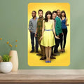 New Girl TV Show Metal Poster Sign – Retro Aluminum Wall Decor Metal Wall Sign Axl aluminum sign aluminum 40x30cm