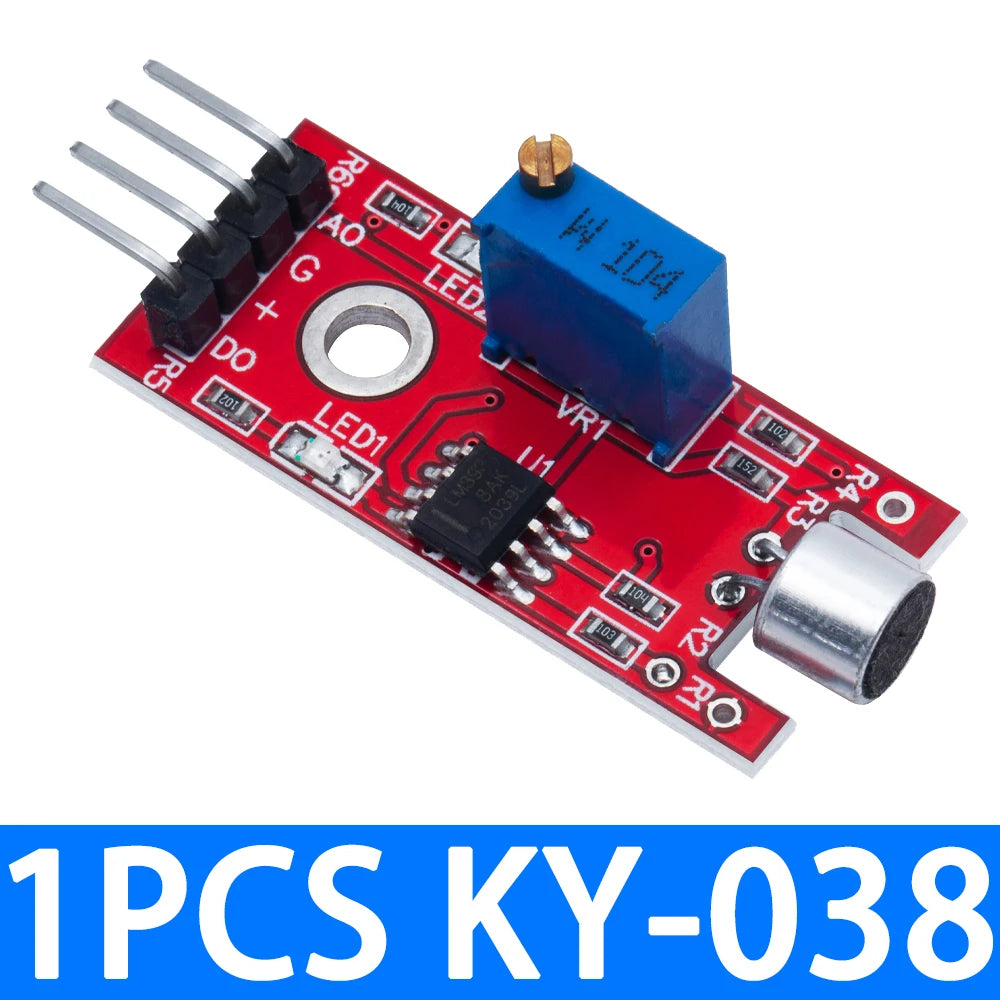 Sound Sensor Module KY-038 KY-037 for Arduino – Analog & Digital Sound Sensor Module Axl 1PCS ky-038