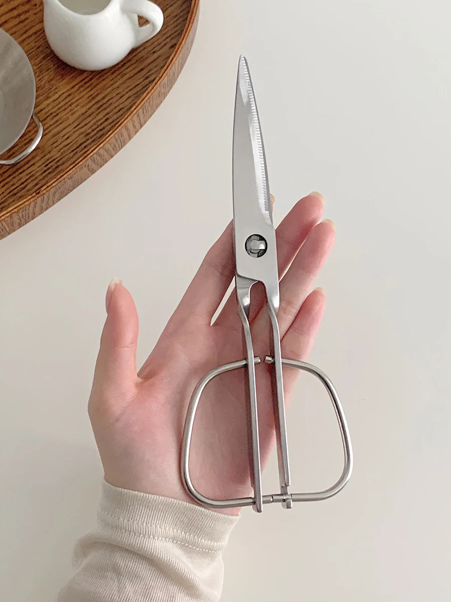 Heavy Duty Stainless Steel Kitchen Scissors | Detachable Shears Kitchen Shears Axl Silver