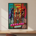 Hotline Miami Game Poster – HD Self-Adhesive Wall Art Sticker Wall Art Poster Axl White12 50X70cmNoframe