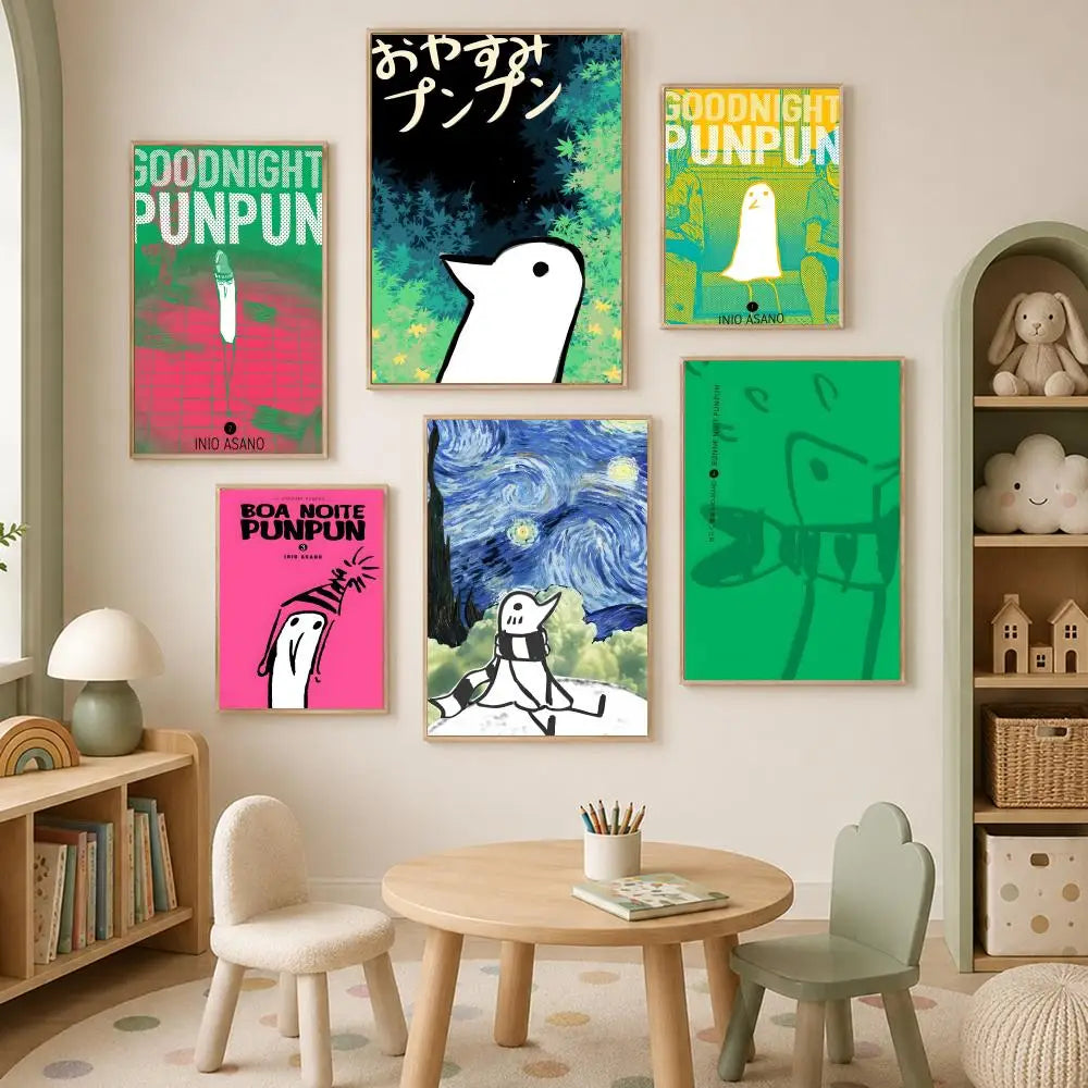 Goodnight Punpun Anime Wall Poster – Self-Stick HD PVC Anime Wall Poster Axl