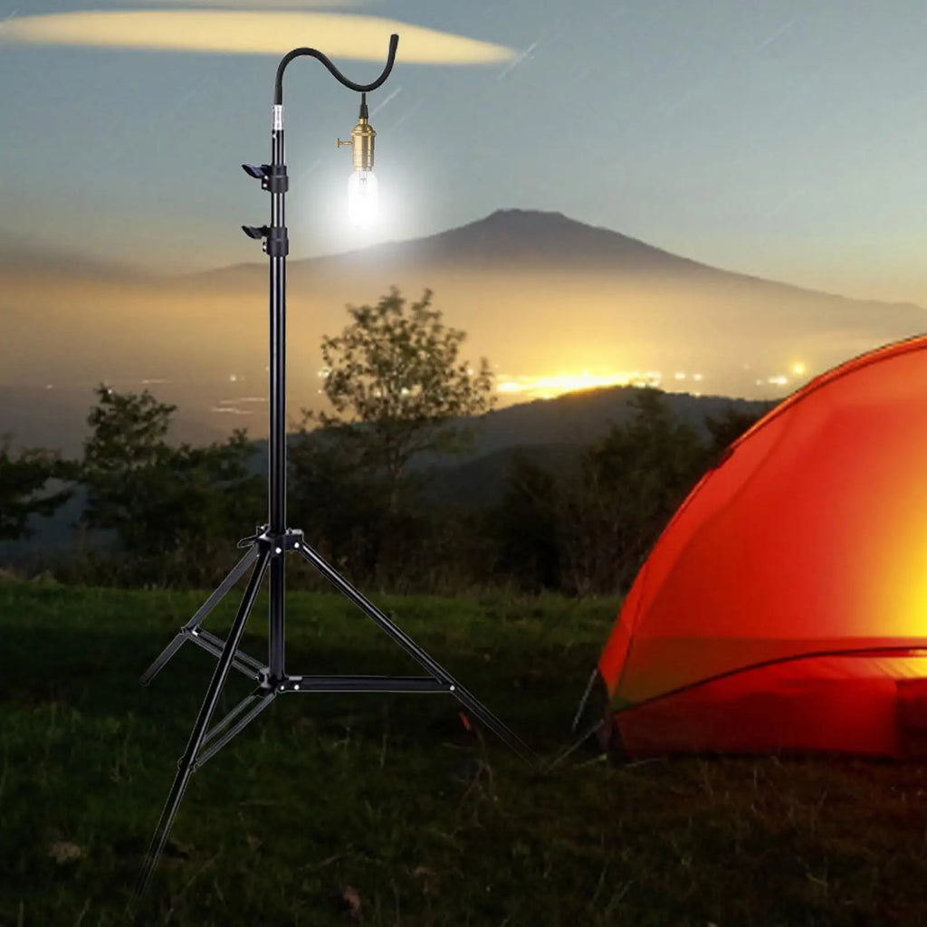 2m Folding Telescoping Tripod Light Stand – Camping & Photo Tripod Light Stand Axl
