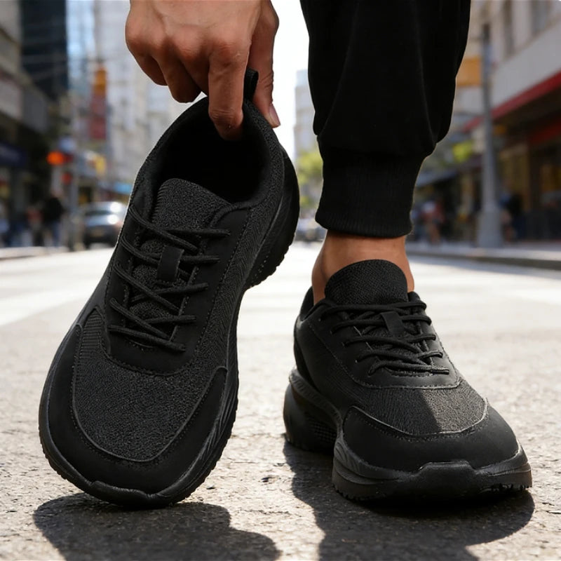 Wide Toe Men's Breathable Slip-On Running Sneakers Running Sneakers Axl