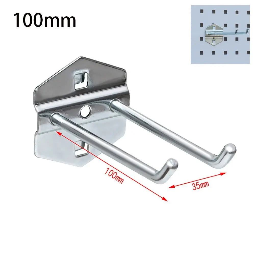 Steel Pegboard Hooks – Wall Mount Hanger for Garage & Kitchen Pegboard Hook Axl 100mm