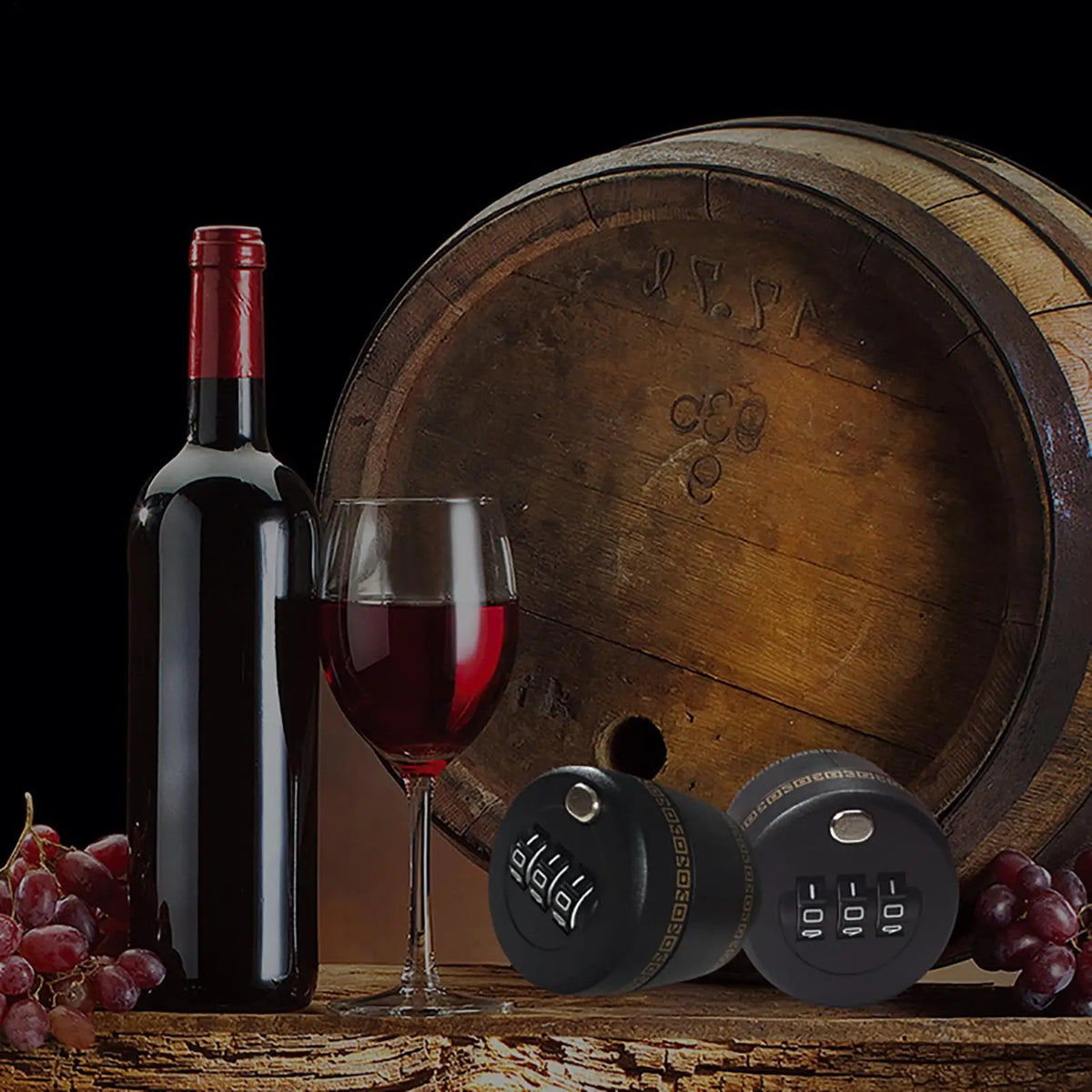 Wine Bottle Combination Lock – 3-Digit Password Stopper Wine Bottle Lock Axl