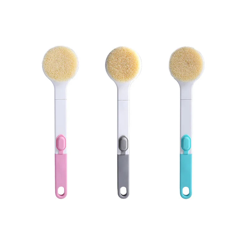 Silicone Bath Body Brush Long Handle Soft Back Scrubber Bath Body Brush Axl