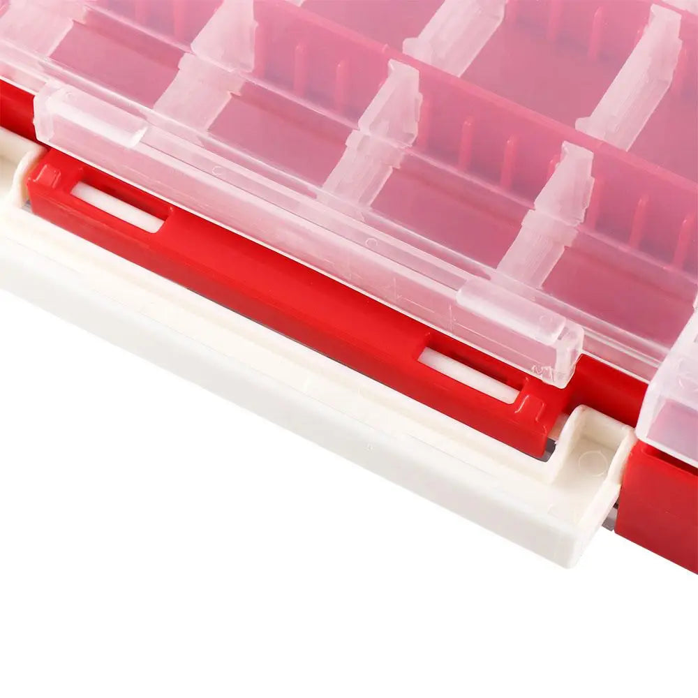 2-Layer Fishing Lure & Jig Head Bait Storage Box with Sponge Fishing Tackle Box Axl