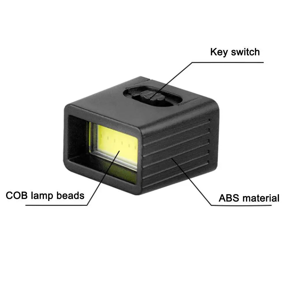 Mini COB LED Keychain Flashlight – 9V Pocket Work Light LED Keychain Flashlight Axl