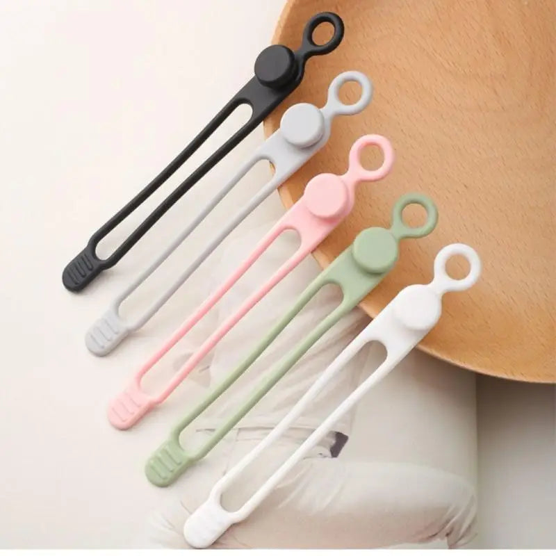 Silicone Cable Straps Reusable Cord Ties | 10/50 PCS Organizer Cable Cord Organizer Axl
