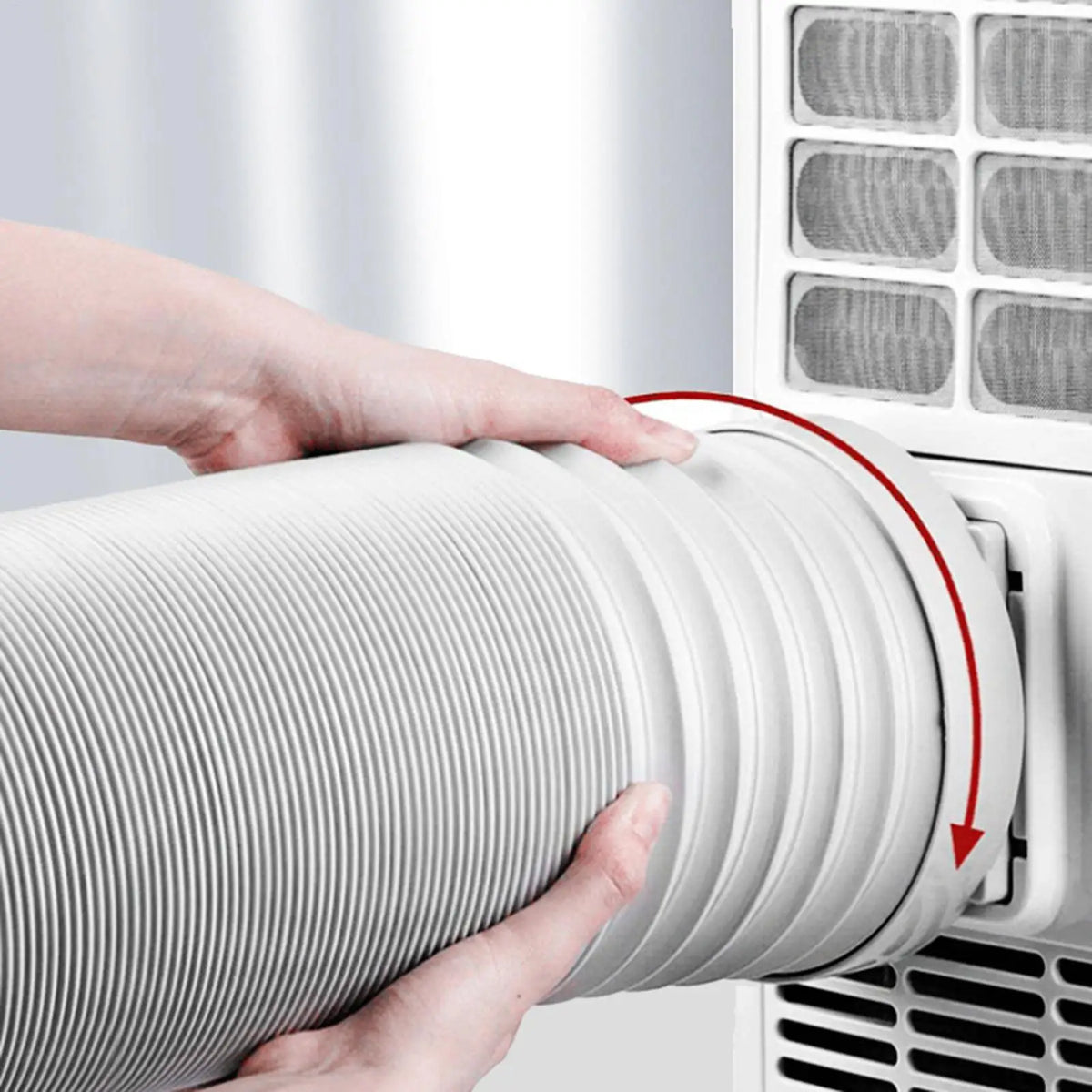 1.5M Flexible Portable AC Exhaust Hose – Universal Vent Pipe AC Exhaust Hose Axl