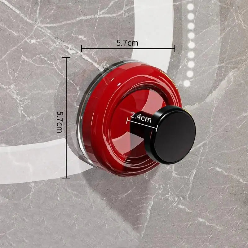 No-Drill Suction Cup Wall Hooks – ABS 4-Pack | Bathroom &amp; Kitchen Suction Cup Hooks Axl C
