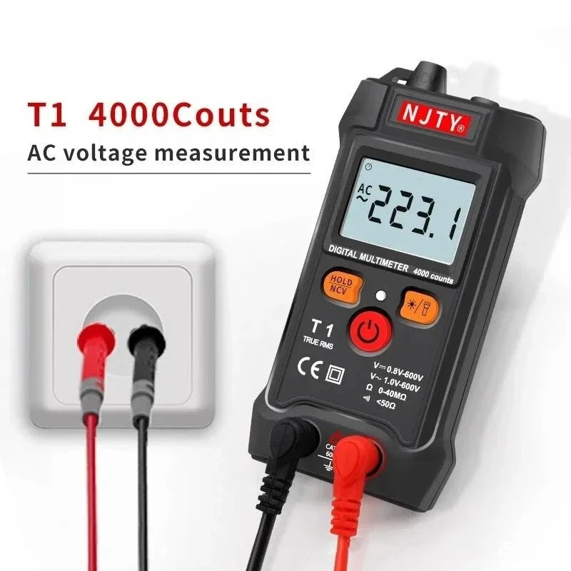 Smart Mini Digital Multimeter Auto Range True RMS NCV Tester Digital Multimeter Axl