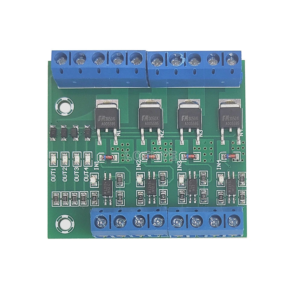 4-Channel MOSFET Driver Board PWM 3-20V to 27V DC 10A Module MOSFET Driver Module Axl Default Title