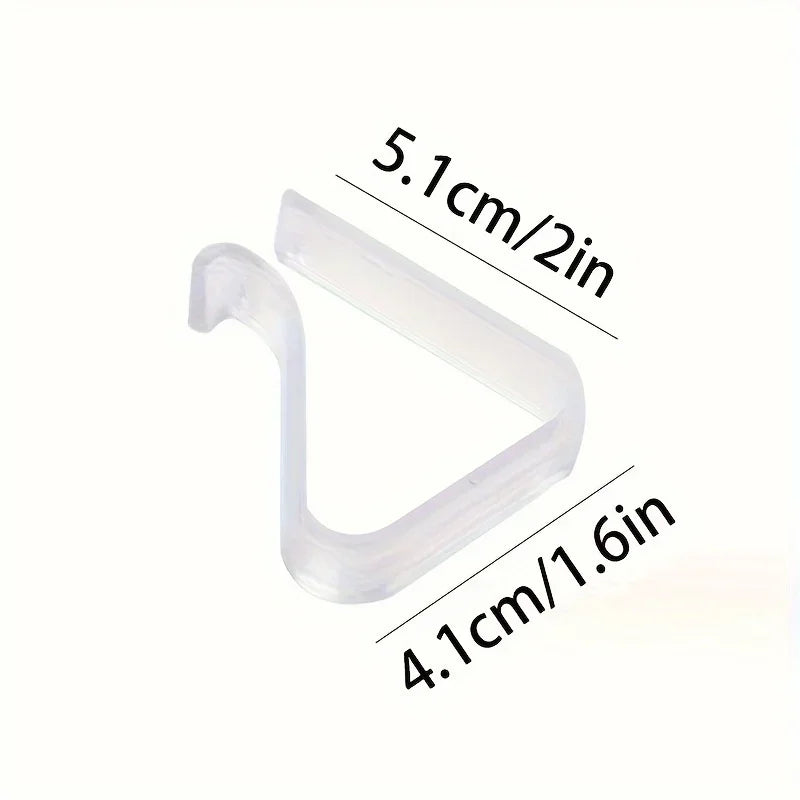 Clear Plastic Tablecloth Clips – Hold Down Clips 4 or 8 Pcs Tablecloth Clips Axl