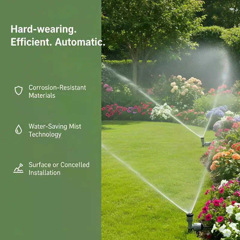 Adjustable Garden Sprinkler Nozzle with Anti-Clog Filter Garden Sprinkler Nozzle Axl