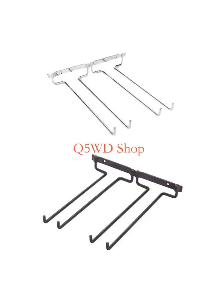 Metal Wine Glass Rack – Wall Mounted Kitchen & Bar Holder Wine Glass Rack Axl