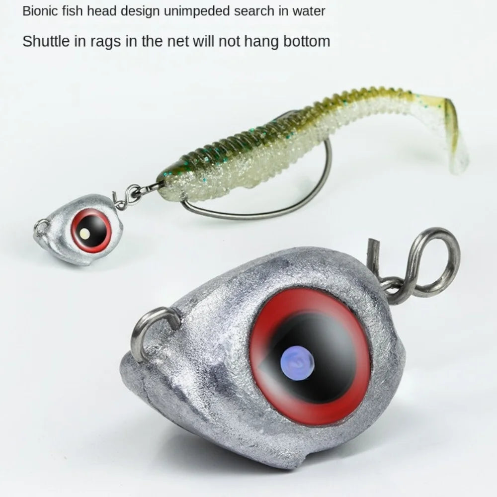 10 Pc Swimbait Jig Heads – Bass Fishing Lures 3.5g–10g Fishing Jig Heads Axl