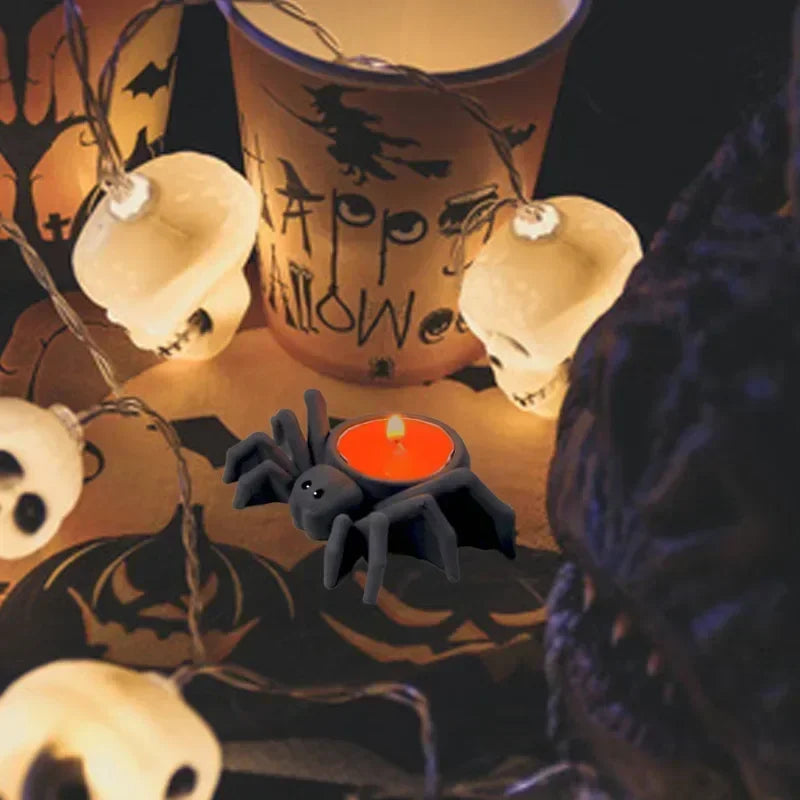 3D Spider Candle Holder Silicone Mold | Gothic Halloween Craft Craft Silicone Mold Axl