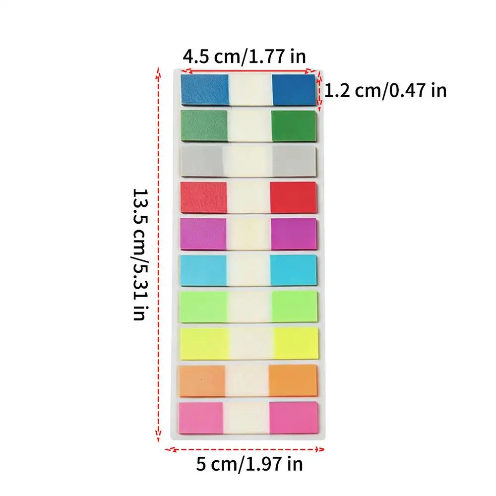 Sticky Index Tabs – 400 Colored Page Marker Labels for Notes Sticky Index Tabs Axl As show