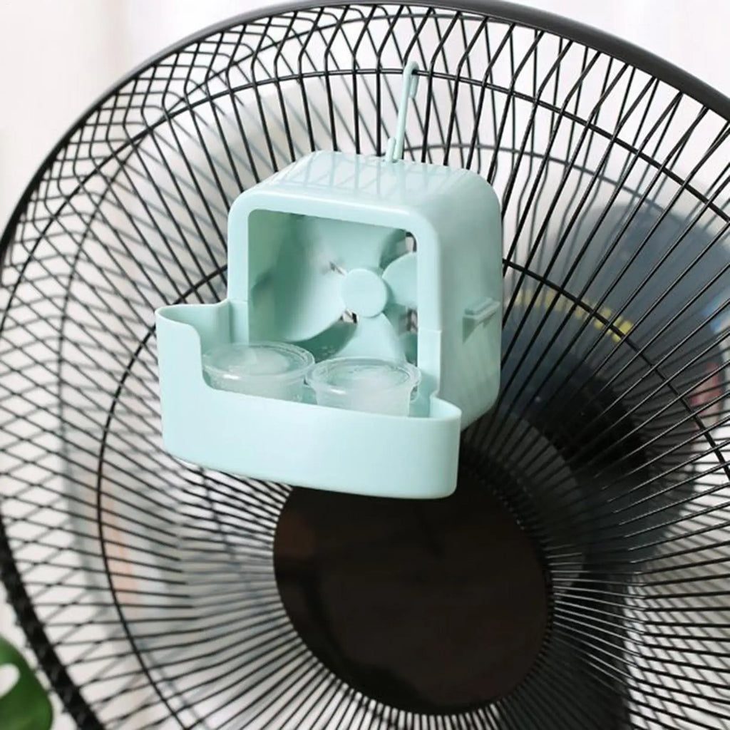 Hangable Fan Ice Box Cooler Attachment – Outdoor Mist Cooling Fan Cooler Attachment Axl