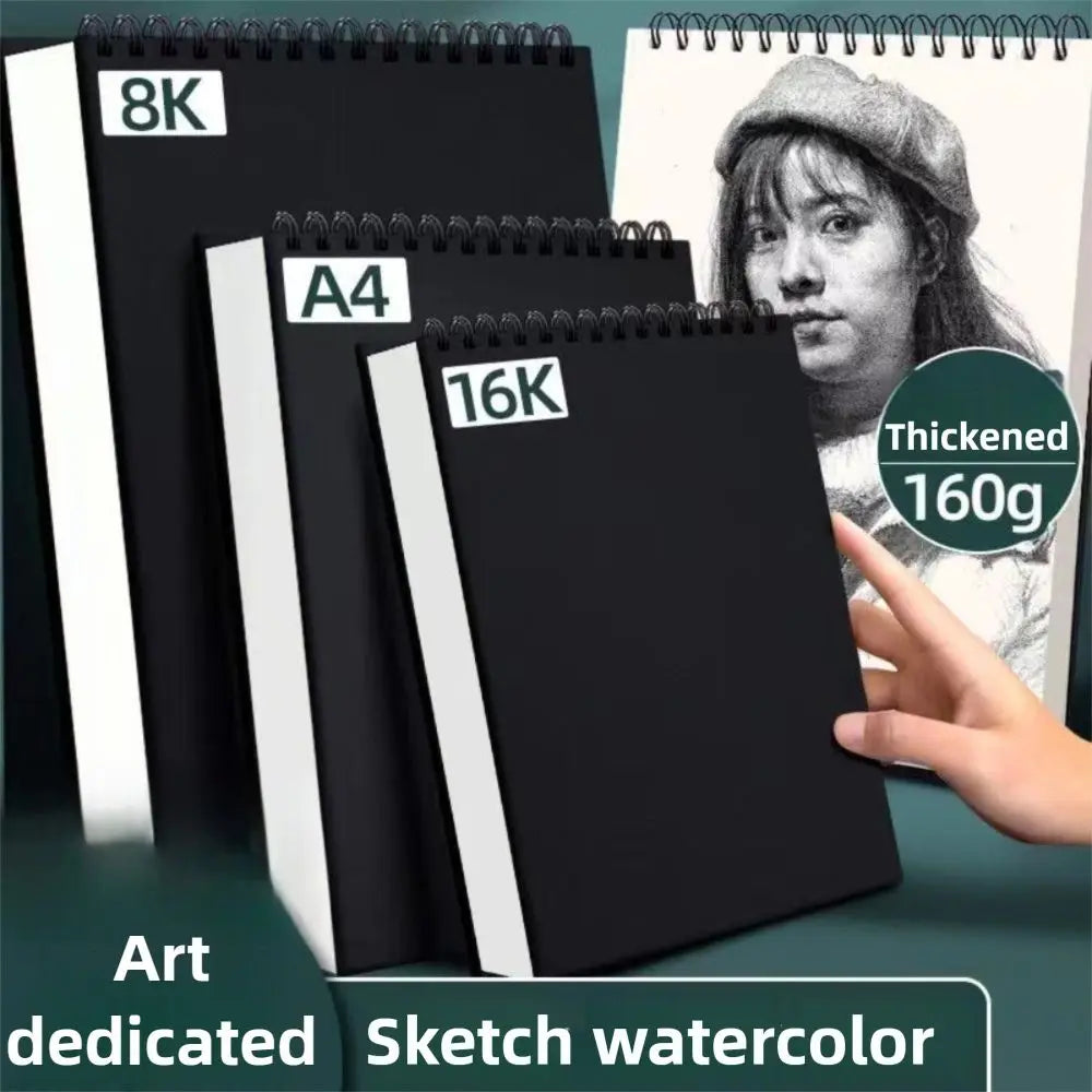 Spiral Sketchbook 30 Sheets A4/A5/A6 – Acid-Free Drawing Pad Spiral Sketchbook Axl