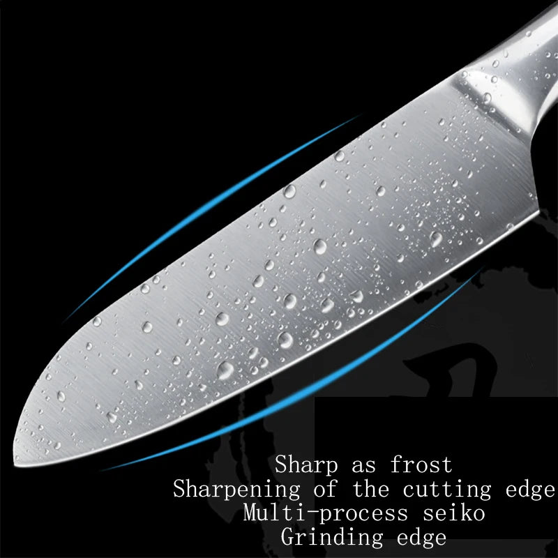 Professional 6.5-Inch Chef's Knife – Stainless Steel Wood Handle Chef's Knife Axl