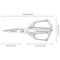 Stainless Steel Kitchen Shears – Heavy-Duty Meat & Poultry Scissors Kitchen Shears Axl 1pcs A