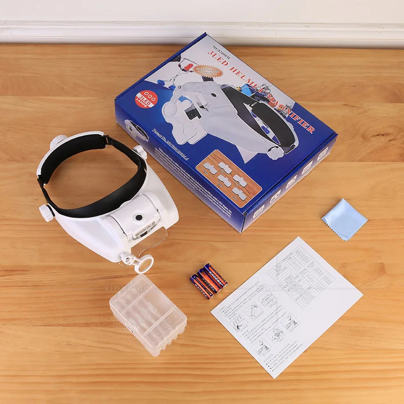 Head-Mounted Magnifier – Jewellery Loupe & Watchmaker Tool Head-Mounted Magnifier Axl