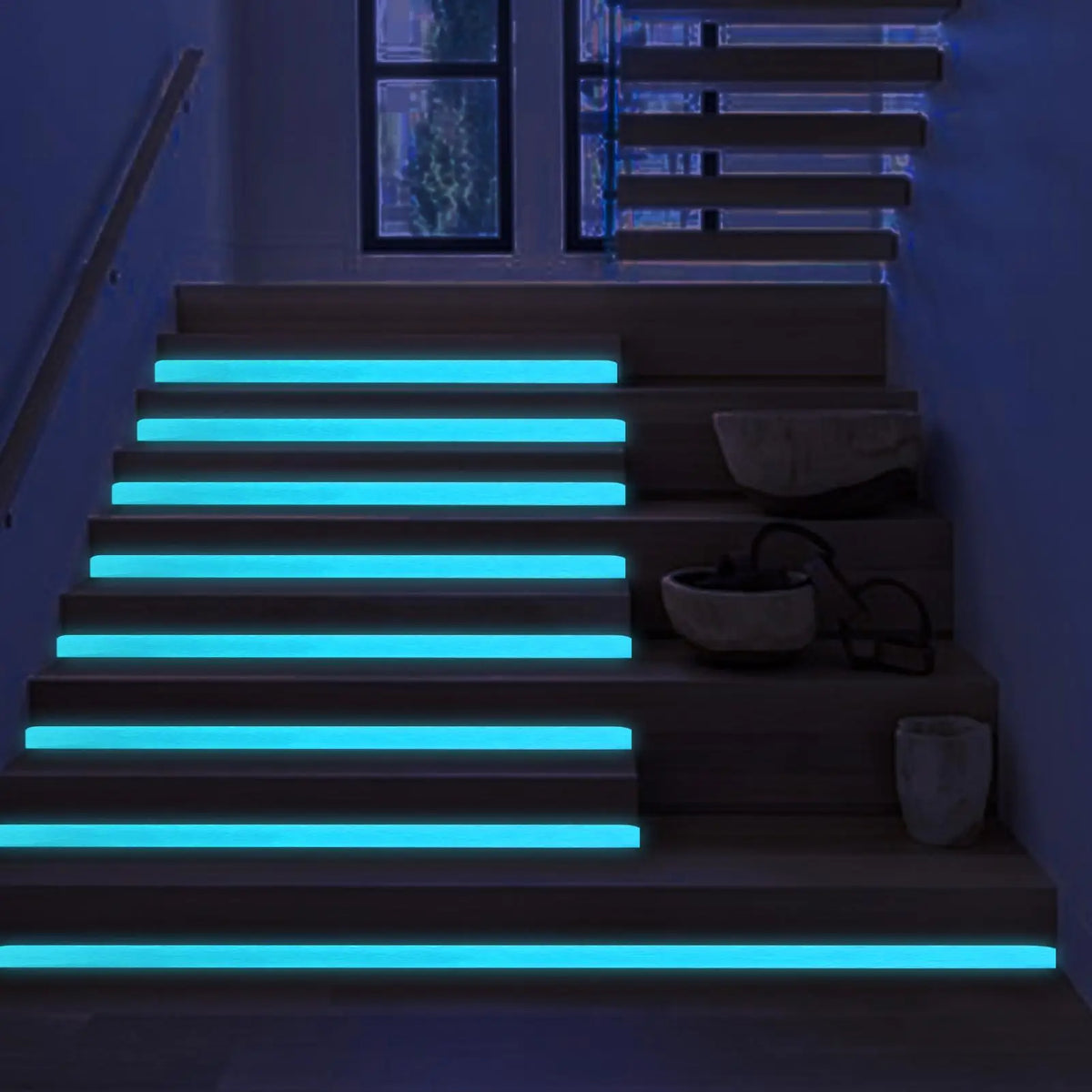 Glow-in-the-Dark Tape – Fluorescent Safety Tape for Stairs Glow Safety Tape Axl