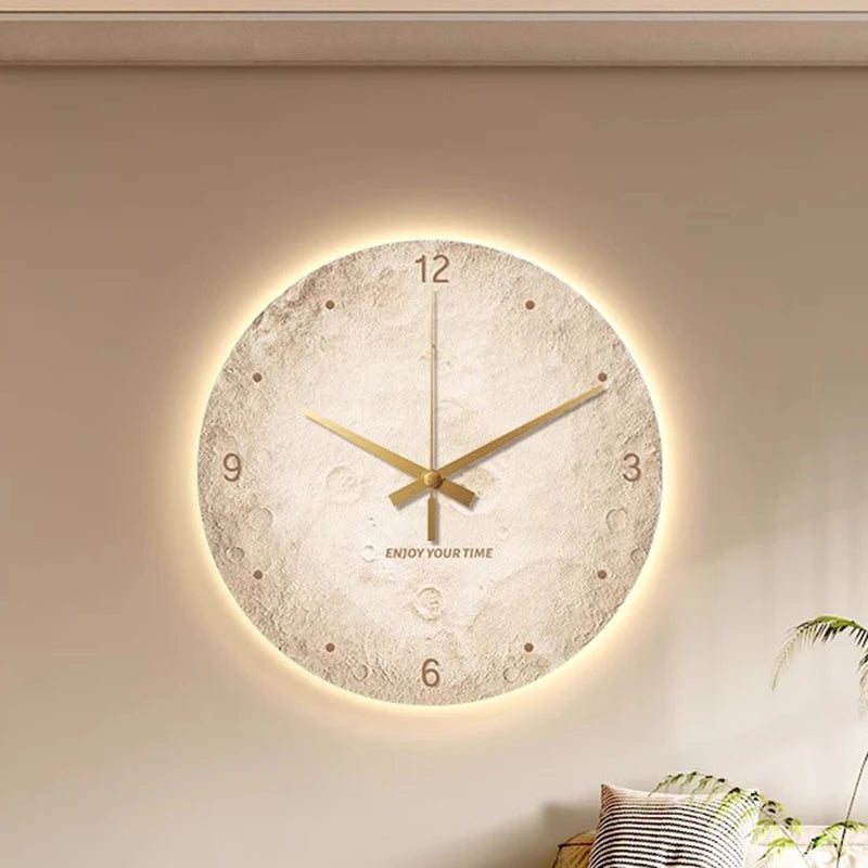 Luminous 60cm Nordic Wall Clock – Modern Luxury Home Decor Decorative Wall Clock Axl