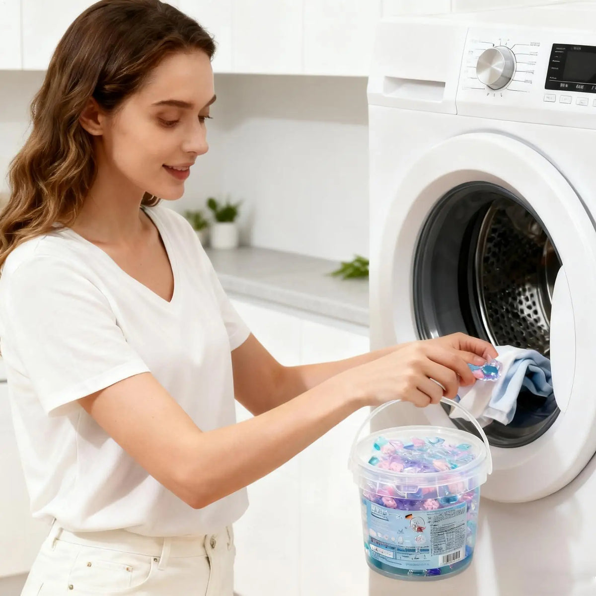 Laundry Detergent Pods 70-Pack | Deep Clean & Fabric Softener Laundry Detergent Pods Axl