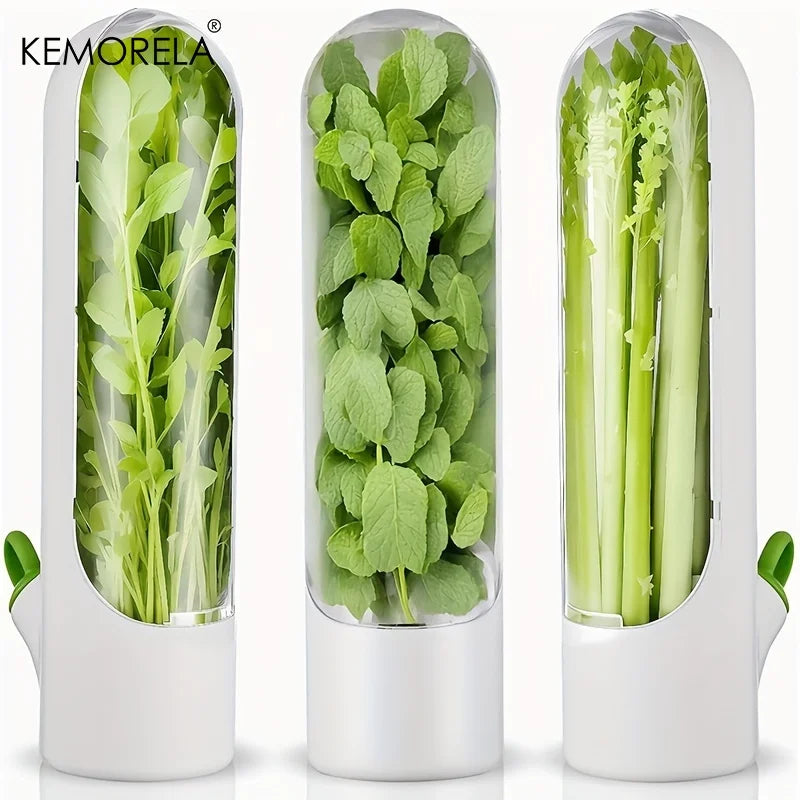 Herb Saver Storage Container – Fresh Herb Keeper 1/2/3 Pack Herb Storage Container Axl