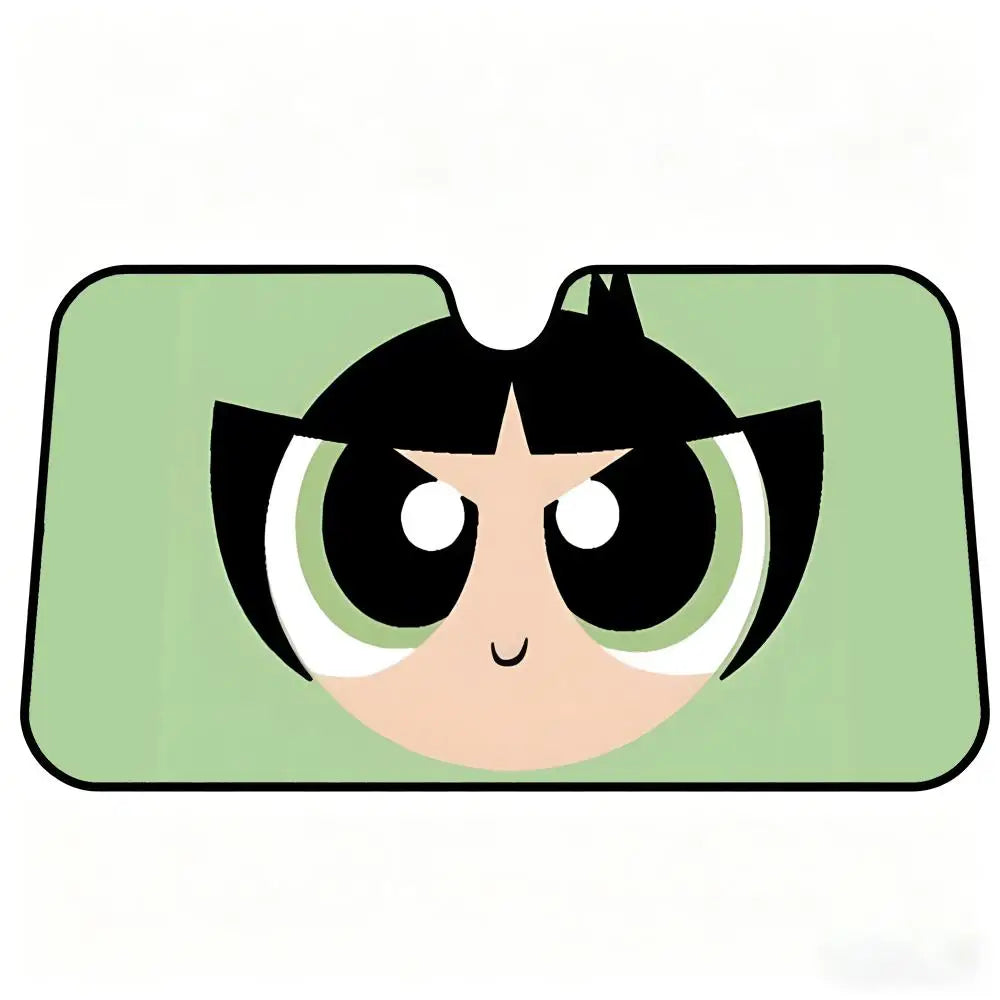 Powerpuff Girls Car Windshield Sunshade – Foldable Sun Visor Car Windshield Sunshade Axl 162X86CM 1