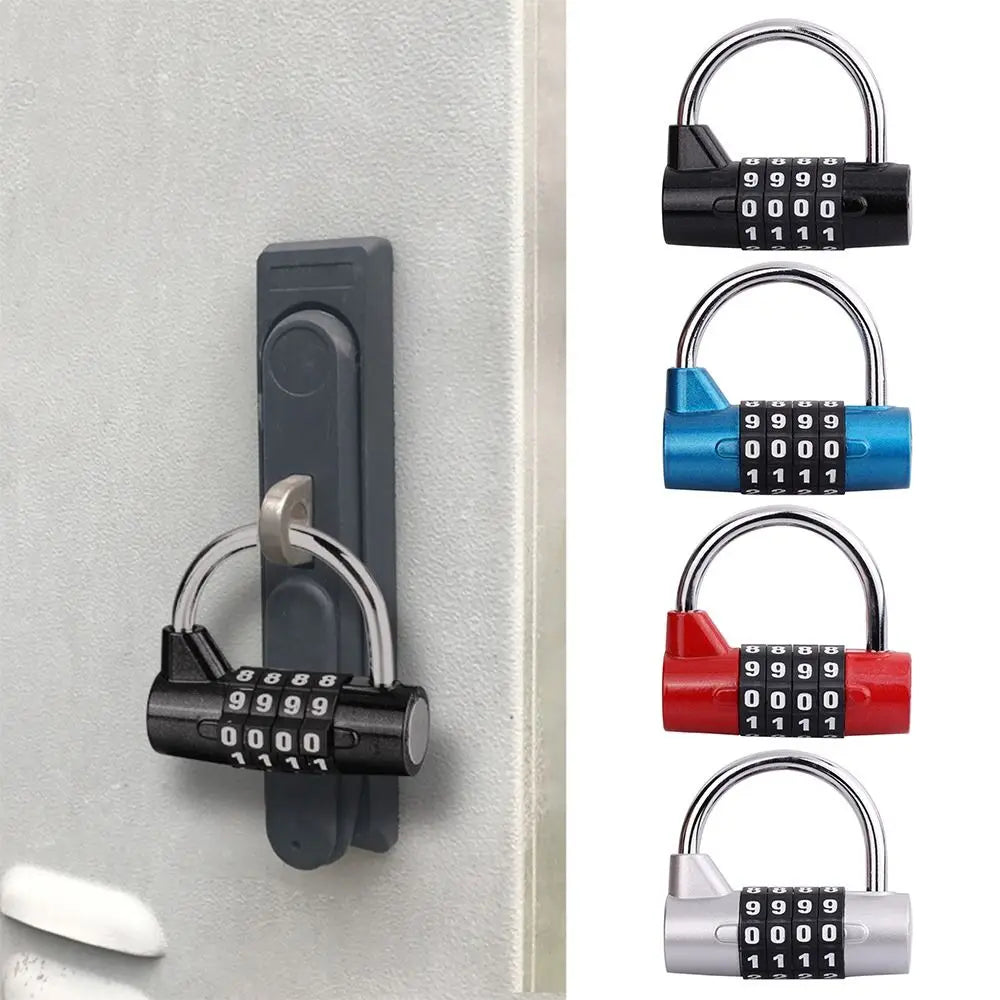 4-Digit Combination Padlock – Weatherproof Heavy Duty Security Combination Padlock Axl