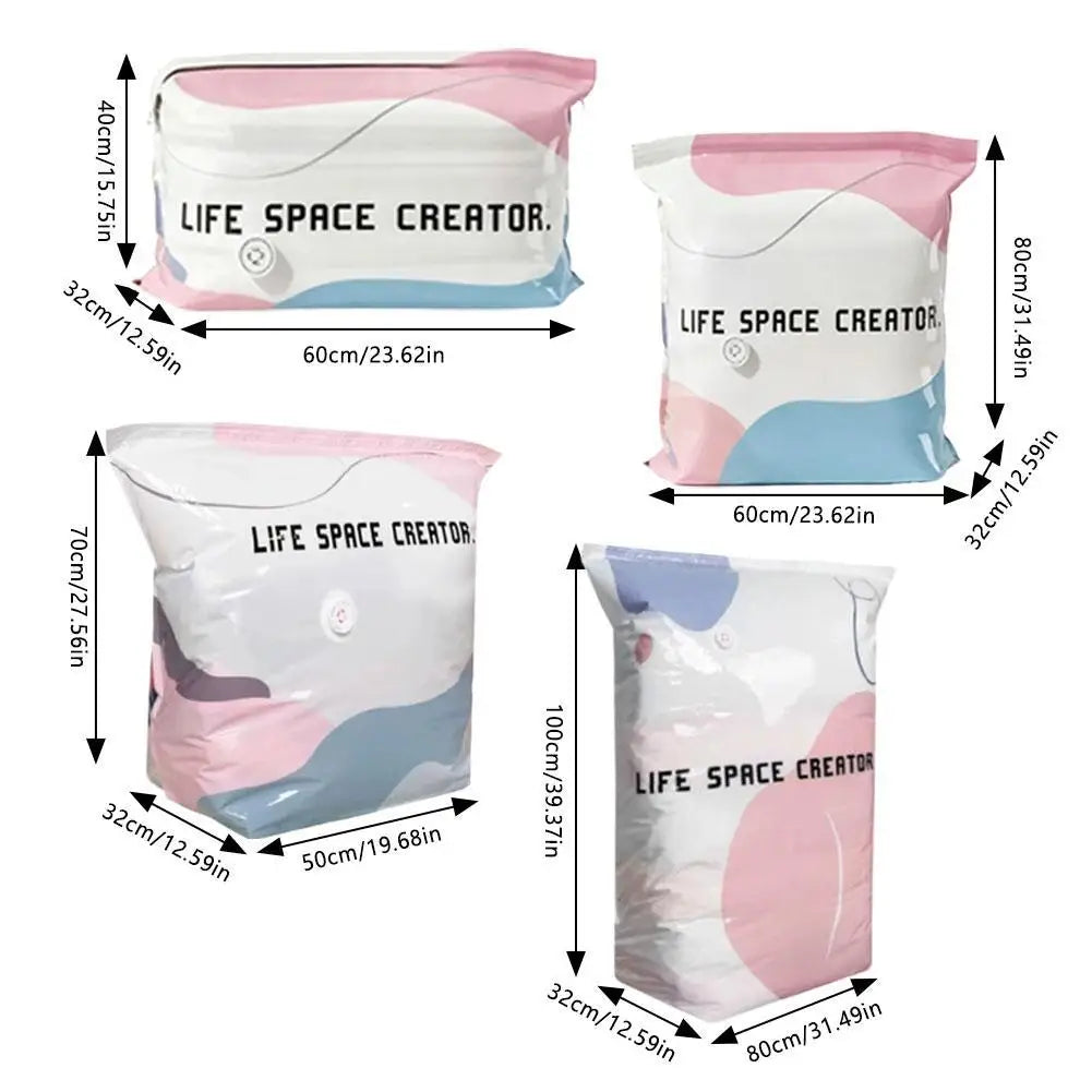 No-Pump Vacuum Storage Bags – Clothes, Comforters & Blankets Vacuum Storage Bags Axl