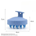 Silicone Scalp Massage Comb – Shampoo & Bath Shower Brush Scalp Massage Brush Axl Blue-1pcs