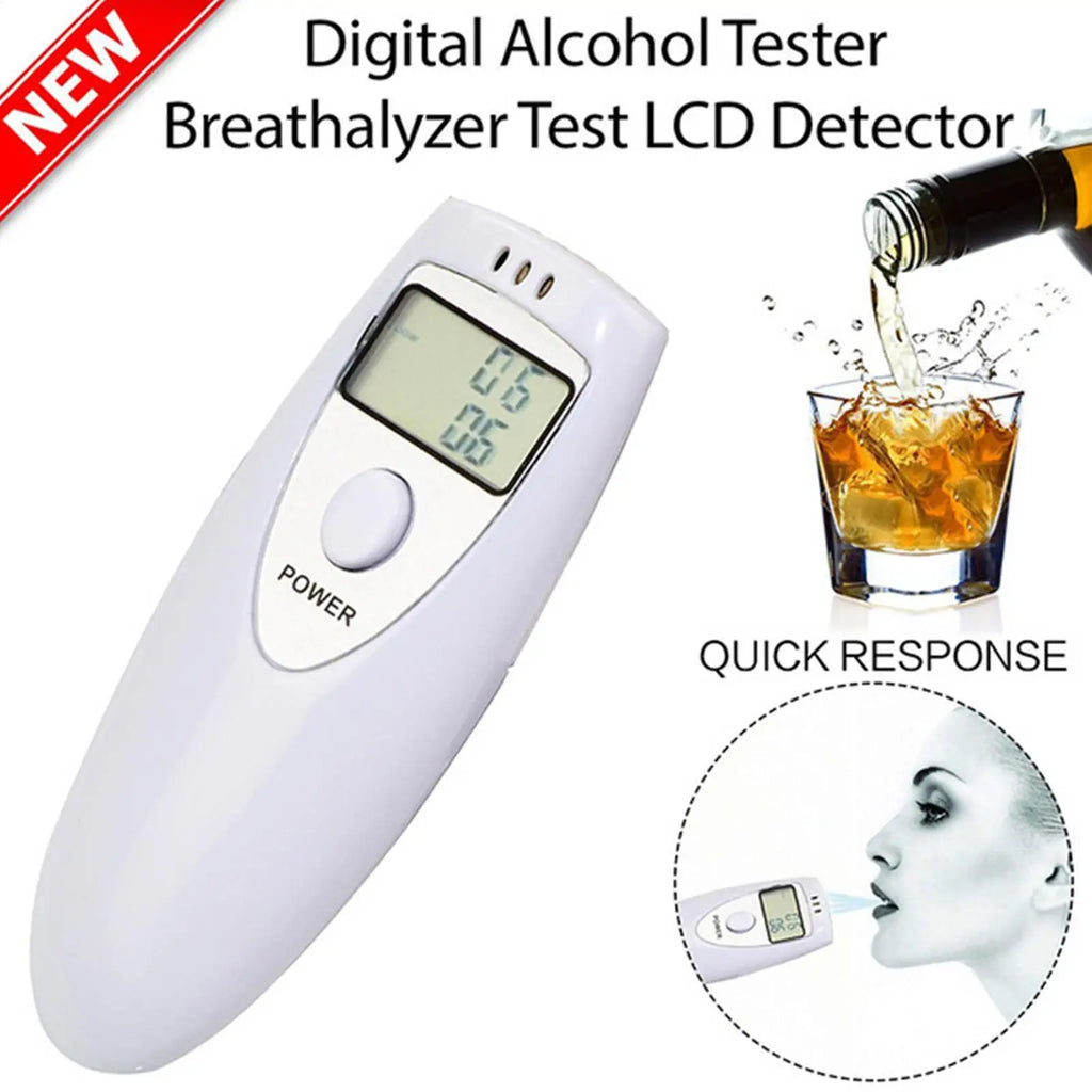 Digital Breathalyzer – Portable Alcohol Breath Tester with LCD Alcohol Breath Tester Axl