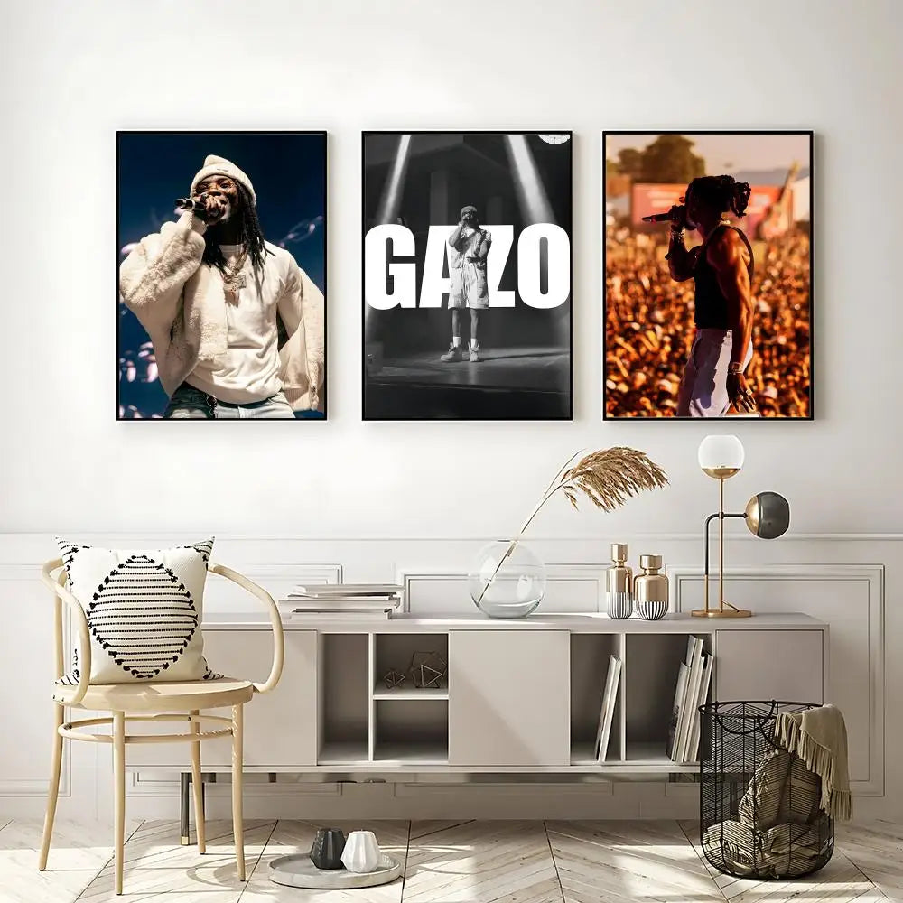 G-Gazo Rapper HD Poster – Self-Adhesive Waterproof Wall Decor Wall Poster Axl