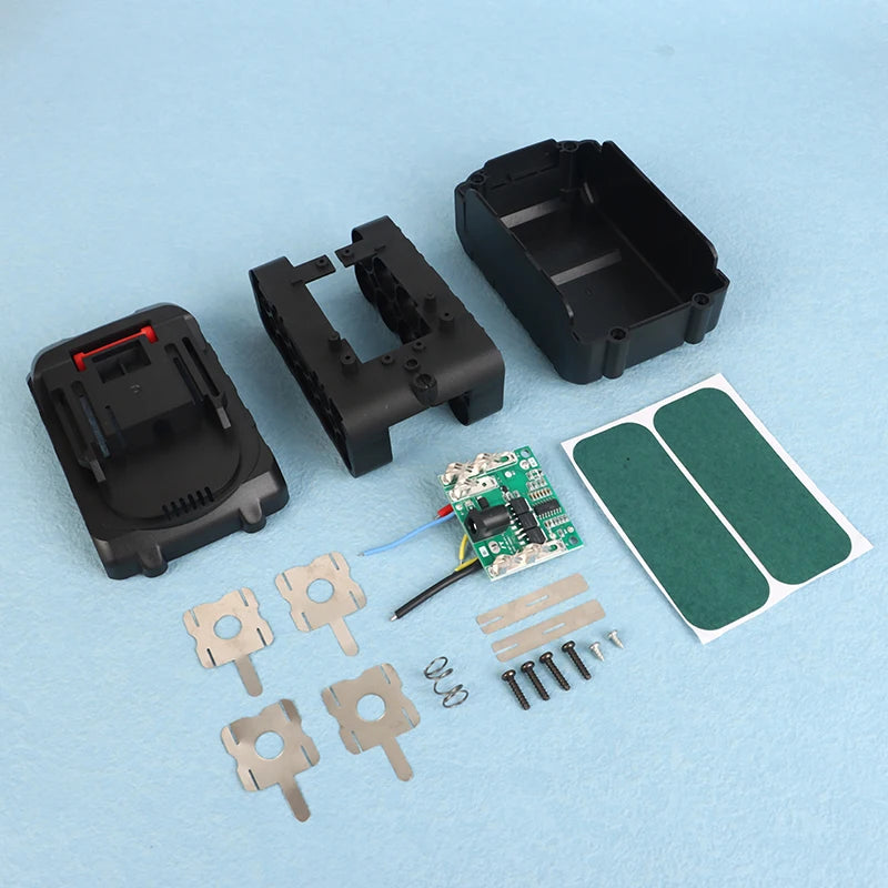21V BMS Battery Case for 18650 Power Tools – Storage Box Battery Storage Case Axl