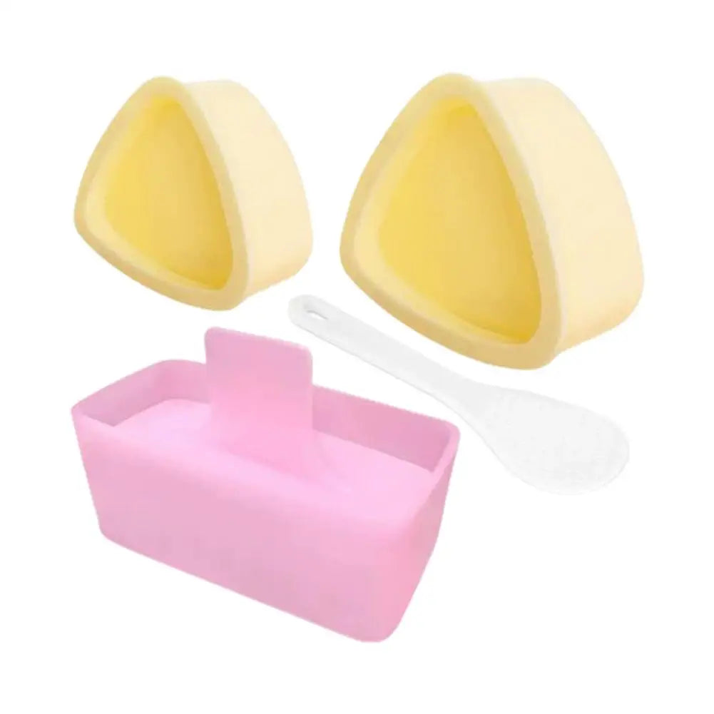 Triangle Rice Ball Mold Set – DIY Onigiri & Sushi Press Tool Sushi Rice Mold Axl A