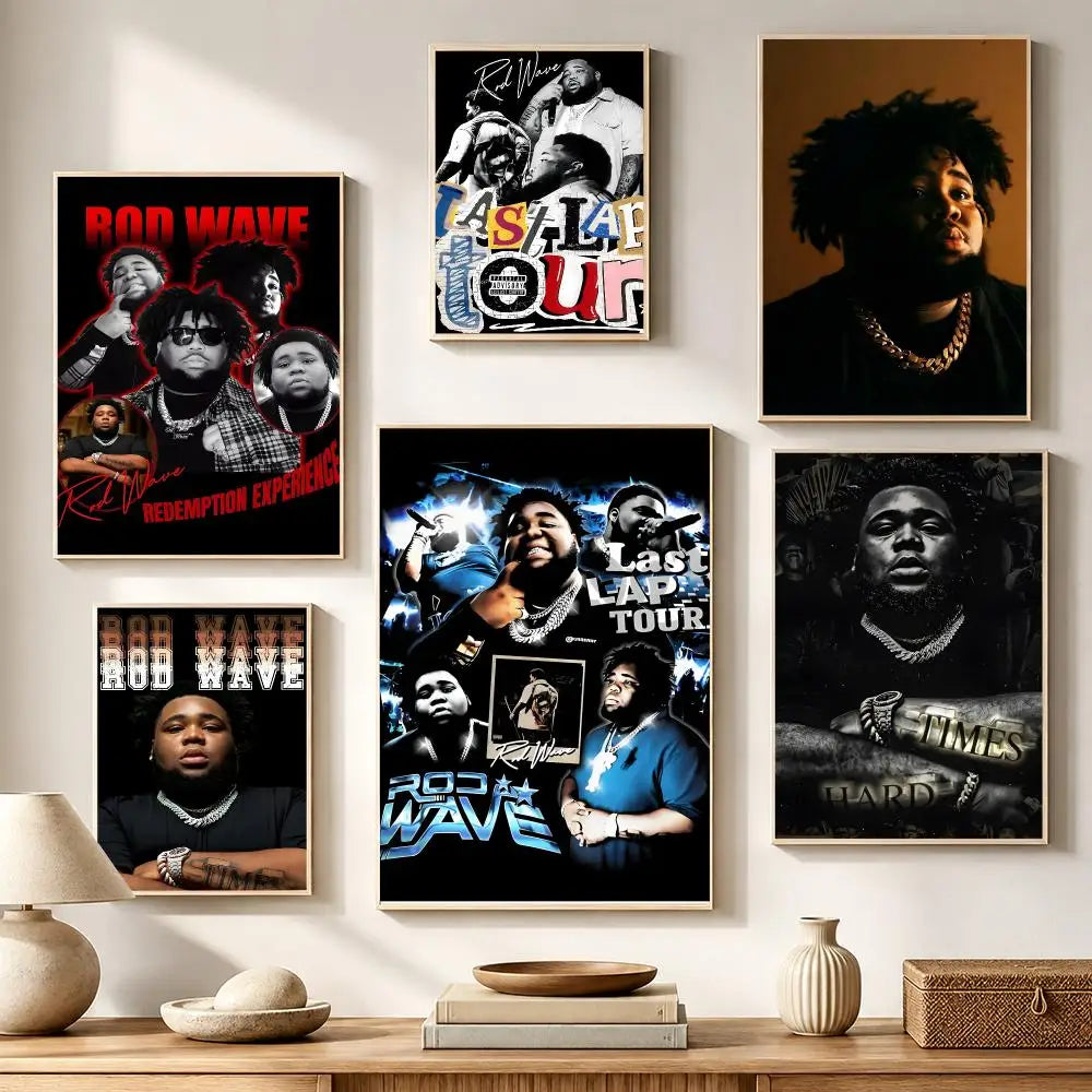 Hip Hop Music Wall Poster Stickers – HD Waterproof PVC Décor Wall Poster Sticker Axl