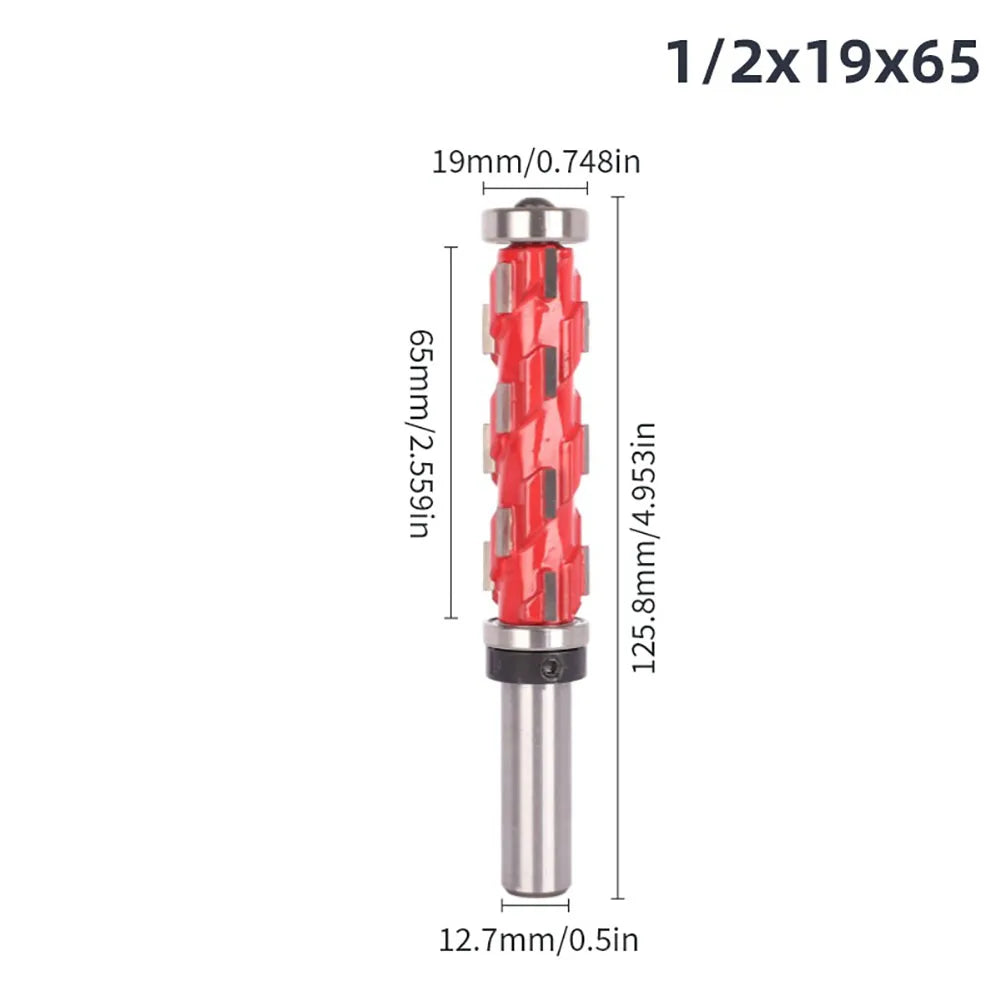 12mm Spiral Router Bit with Bearing – Wood Trimming Milling Cutter Spiral Router Bit Axl 12.7x19x65 China Mainland