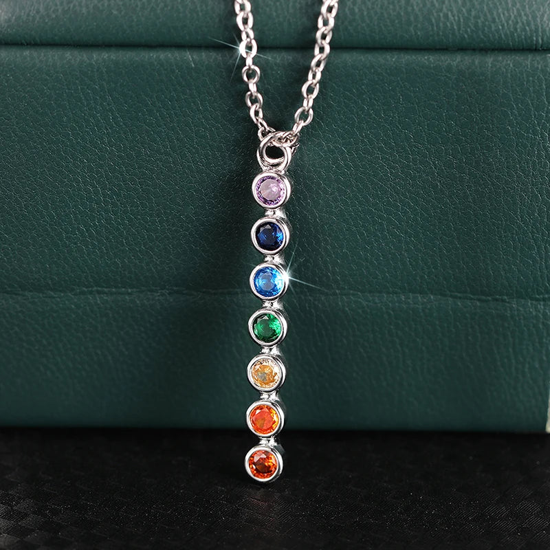 Huitan Cubic Zirconia Pendant Necklace – Women's Statement Jewelry Pendant Necklace Axl