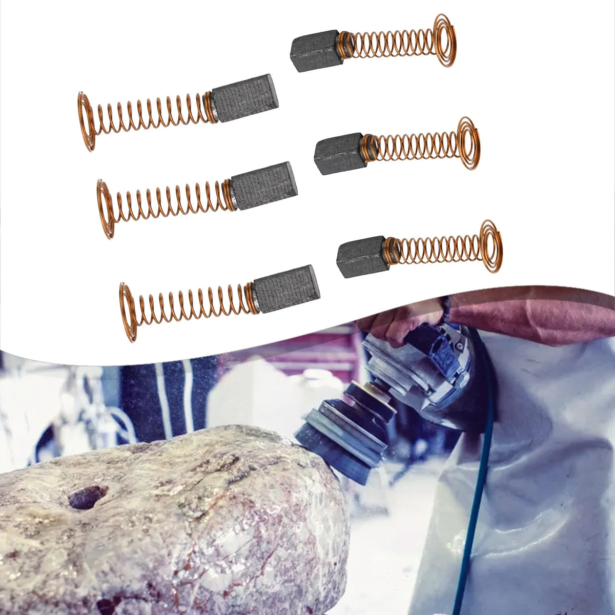 D3000 Electric Drill Carbon Brushes 6 Pcs – 7.9×5.5×4.8mm Power Tool Parts Axl