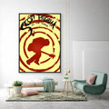 Scott Pilgrim Movie Poster – HD Waterproof Wall Art Print Movie Wall Poster Axl White16 21X30cmNoframe