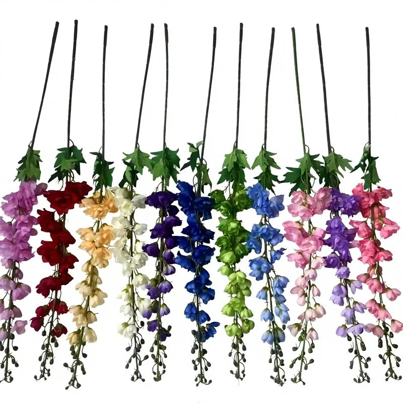 Artificial Delphinium Larkspur Stem 103cm – French Wedding Decor Artificial Flower Stem Axl