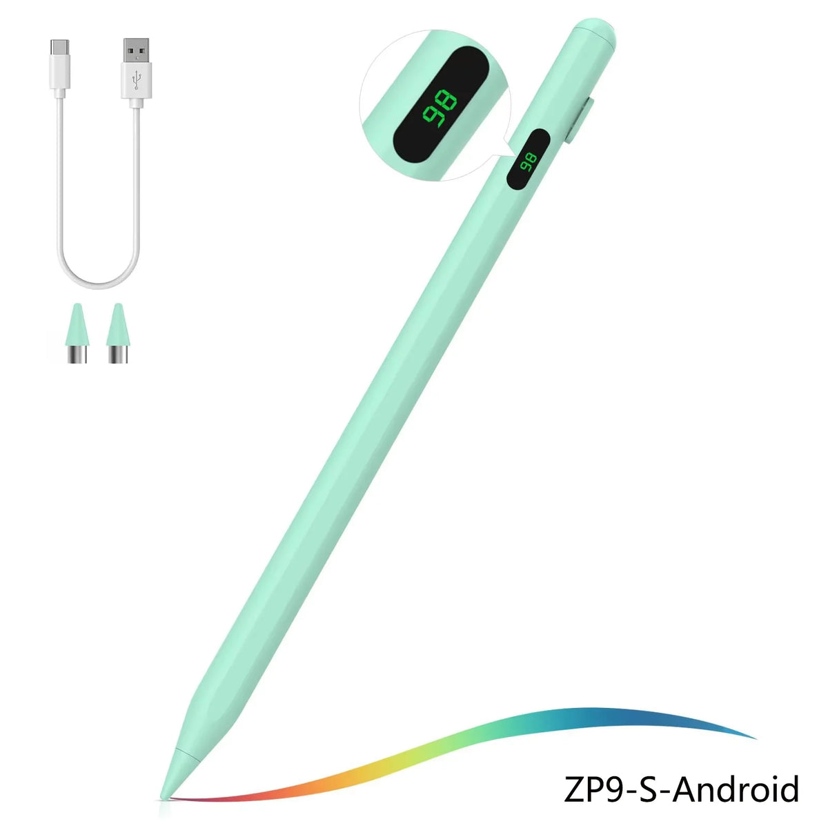 Universal Stylus Pen for iOS Android Windows – Metal Body Capacitive Stylus Pen Axl ZP9-S-green