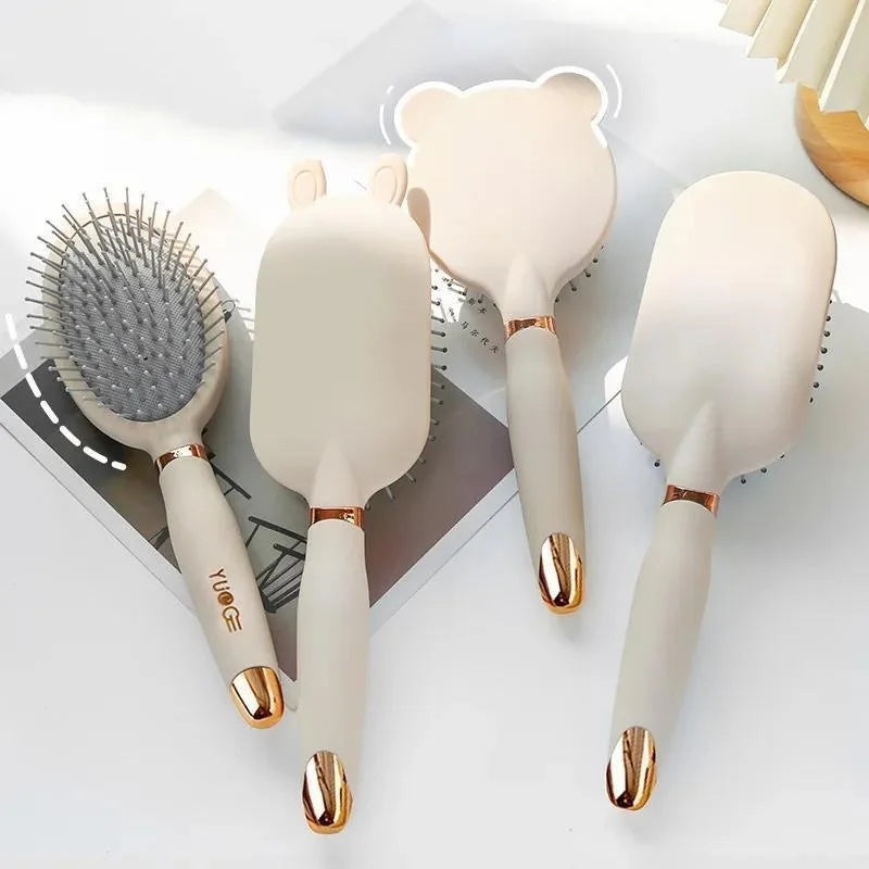 Cute Air Cushion Hair Brush – Antistatic Massage Comb & Cleaner Hair Brush Comb Axl