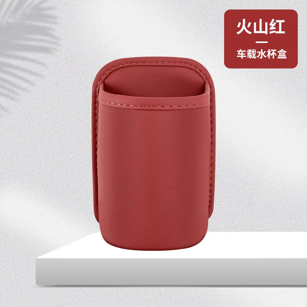 Universal Car Seat Back Cup Holder & Drink Organizer Car Seat Organizer Axl red