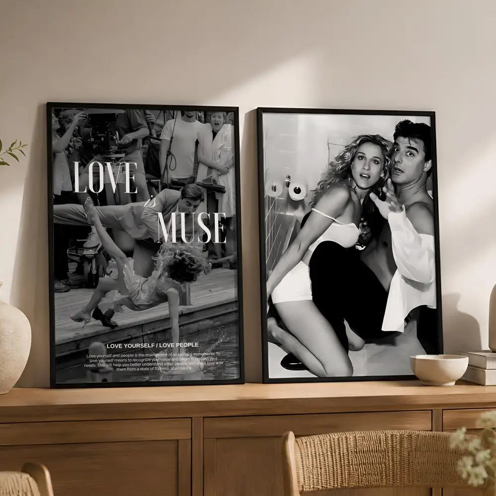 Sex and the City Wall Poster – Peel & Stick HD PVC Art Print Wall Art Poster Axl